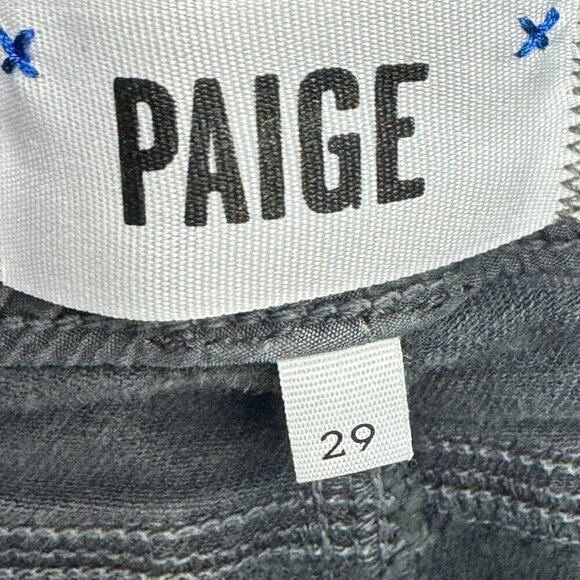 EUC - Paige Denim Dark Grey Size 29 - Picture 6 of 10